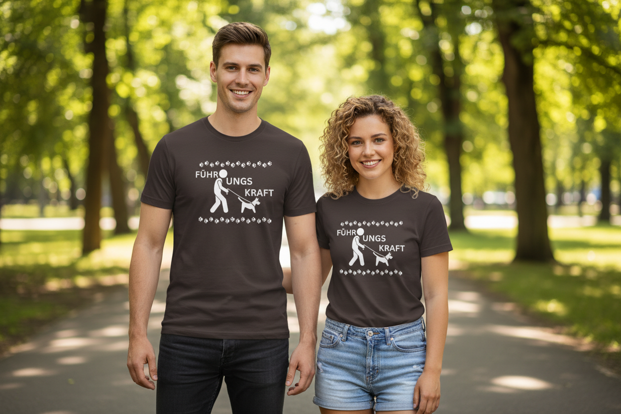 Führungskraft Hund T-Shirt Lifestyle Foto