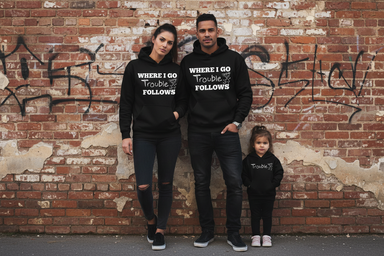 Familien Partnerlook Mädchen – Urban Rockig