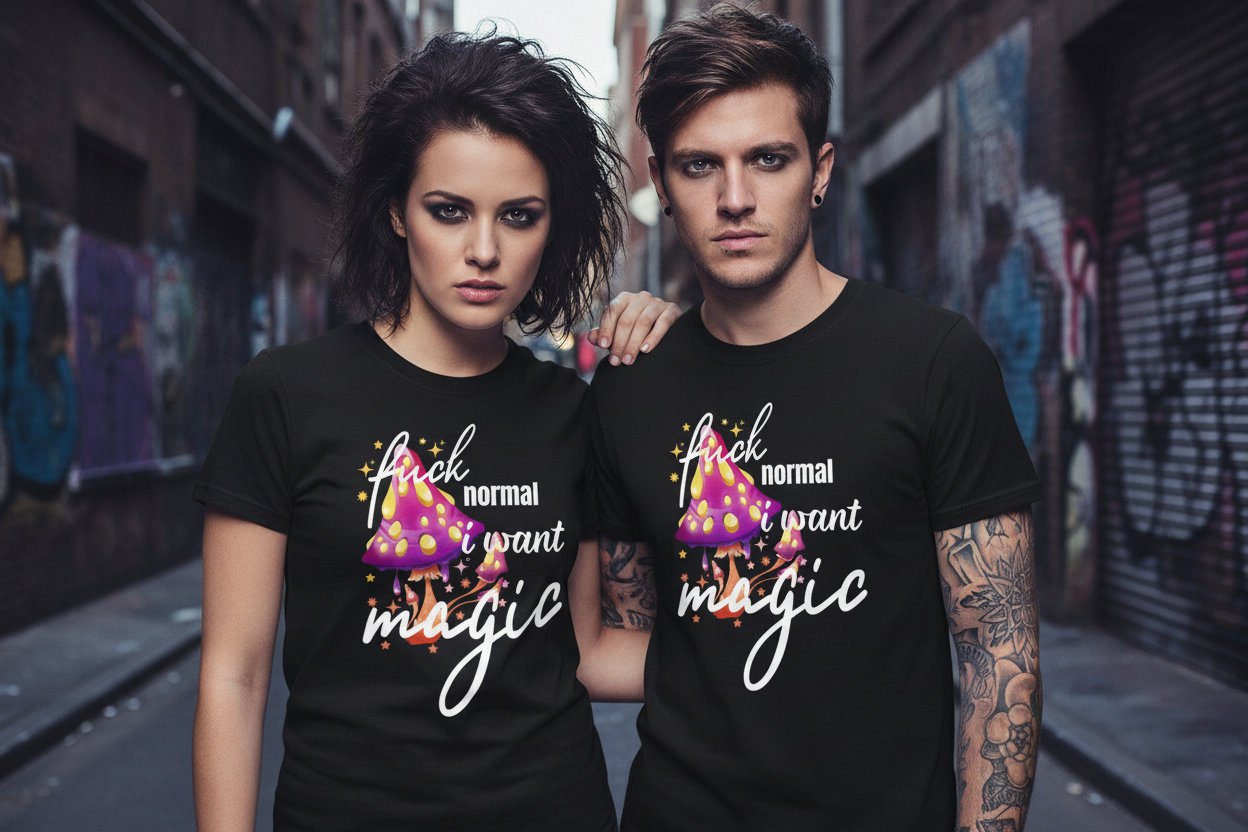 Fuck Normal – Frau und Mann Urban Style