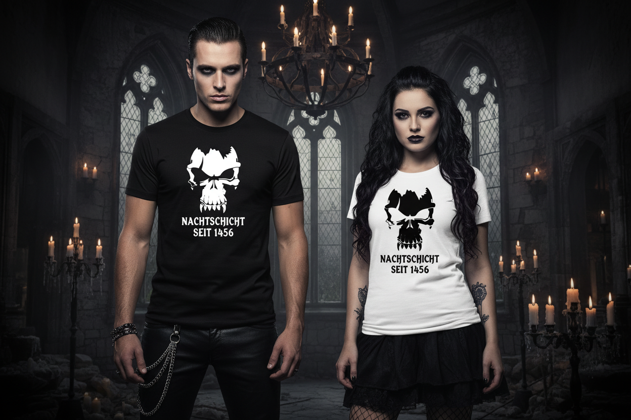 Gothic Lifestyle Nachtschicht T-Shirts