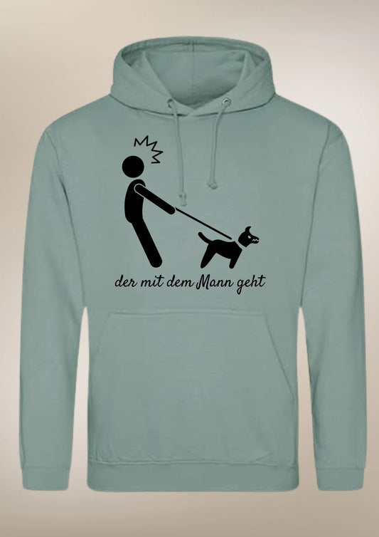 👨‍🐕 Herren Hoodie - Der mit dem Mann geht 🐾