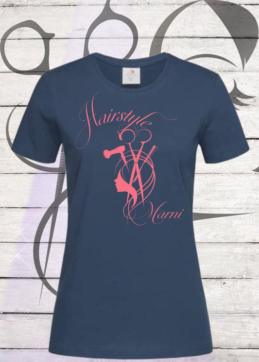 ✂️ Friseurinnen T-Shirt PERSONALISIERBAR mit Namen & Farbe | Salon Team Shirt 💇‍♀️