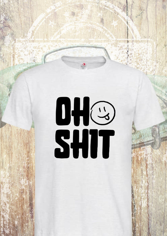 😱 Unisex T-Shirt 'Oh Shit' - Spontanes Reaktions-Statement 💥