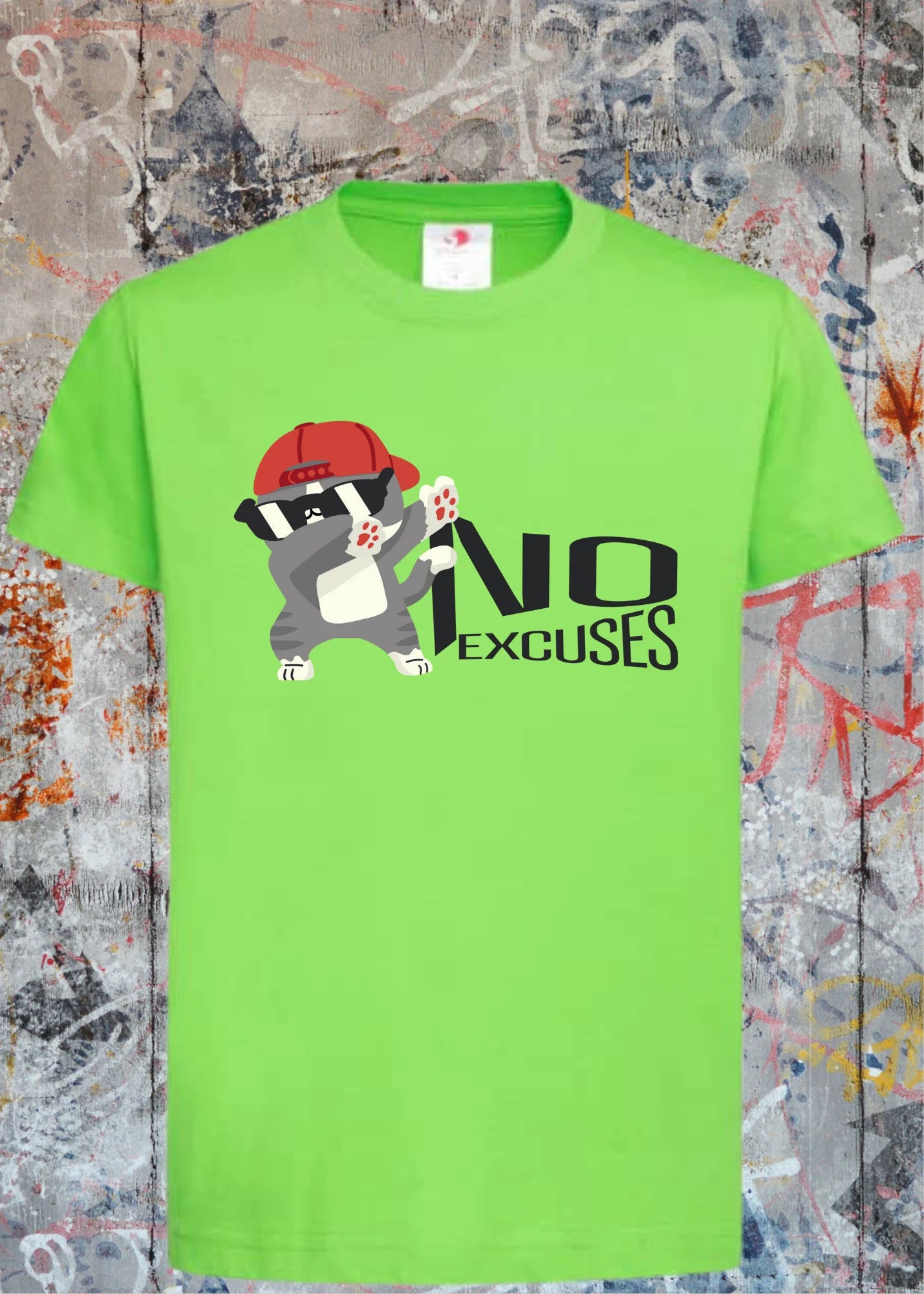 😎 No Excuses Kinder T-Shirt - Keine Entschuldigung! 🎁 Cooles Geschenk für Kids ✨