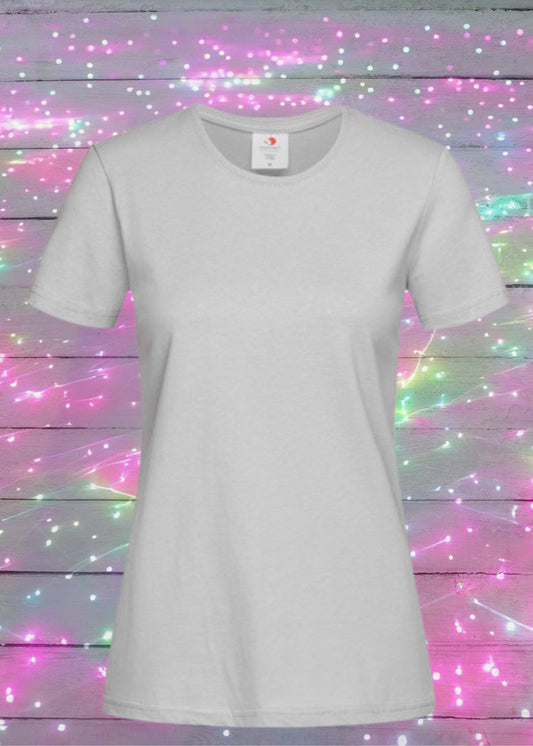 👕 Damen T-Shirt Uni verschiedene Farben 🎨 unbedruckt zum selber gestalten ✨ Freizeit T-Shirt ohne Spruch 🌈 Unifarben Basic Shirt