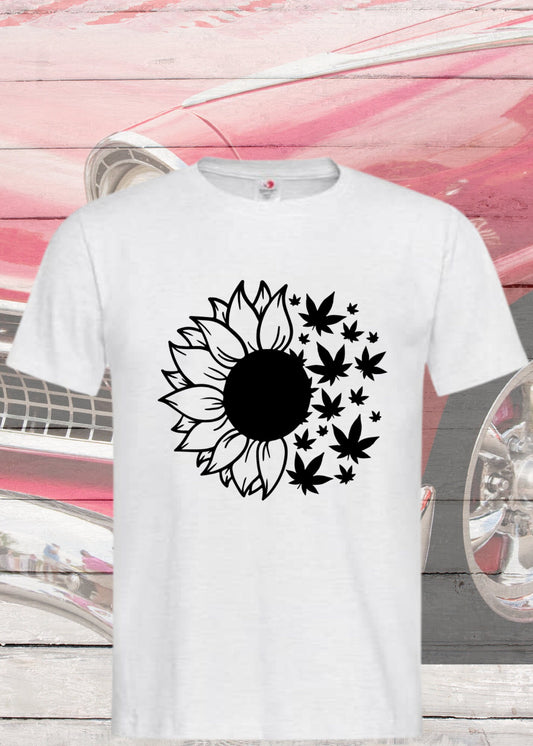 🌻 Sunflowers & Stuff 🌿 Marihuana Blätter T-Shirt - Witziges Unisex Geschenk 😄