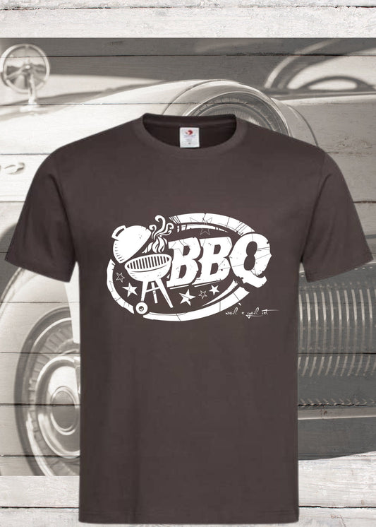 🔥 T-Shirt BBQ weils geil ist! 🍖 Geschenkidee für Grillmeister 👕 Lustiges Grill Shirt Unisex