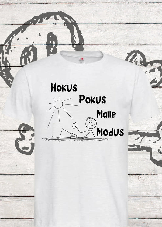 🪄 T-Shirt Hokus Pokus Malle Modus Unisex - Mallorca Party Shirt 🏖️