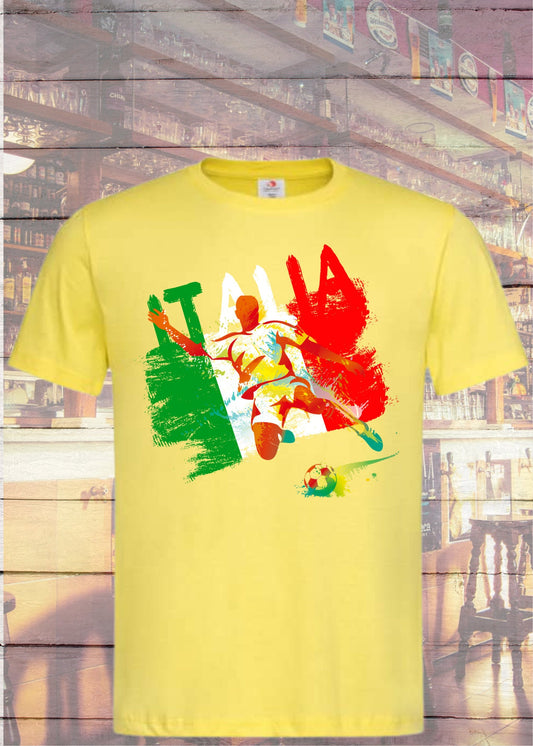 ⚽ Italien Fußball T-Shirt - Azzurri Fan Shirt für echte Tifosi 🇮🇹