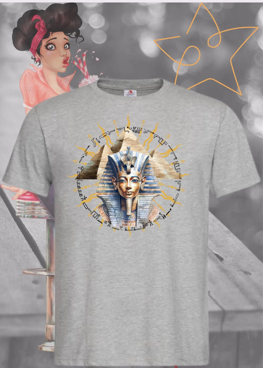 👑 Pharao Tutanchamun T-Shirt - Ägyptische Hieroglyphen 🏺 Geschenk für Ägypten-Fans ✨
