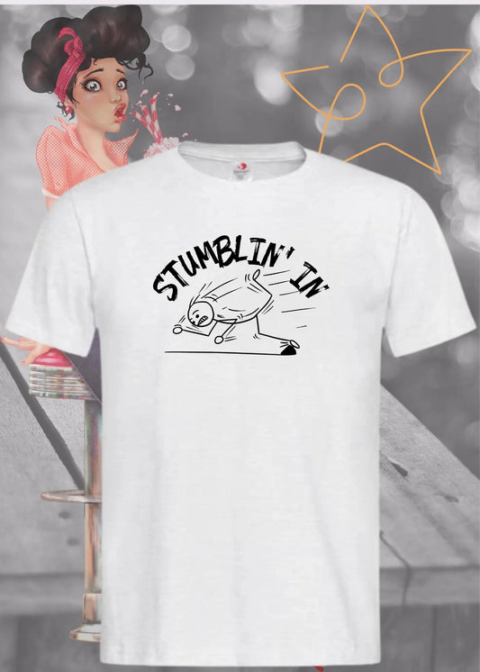 🎵 Stumplin' In - Witziges Musik T-Shirt mit Spruch 😄