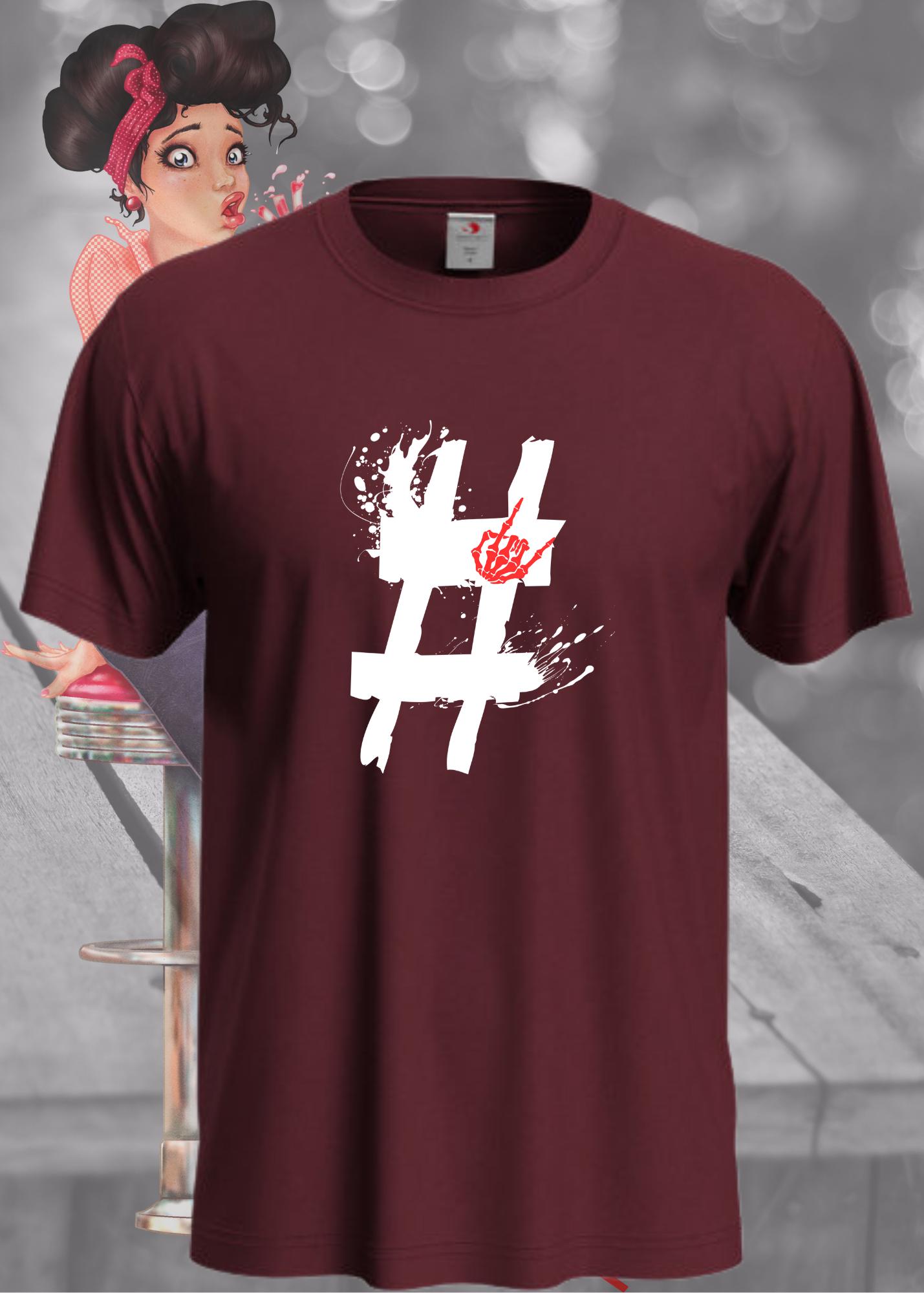 Hashtag Unisex T-Shirt - Social Media Trend Statement