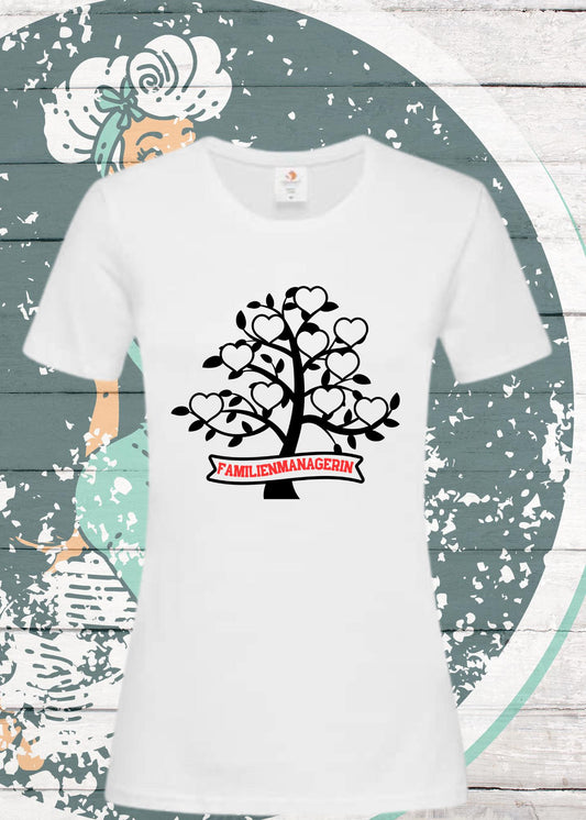 👩‍💼📋 Damen T-Shirt Familienmanagerin - CEO des Haushalts! 🏆