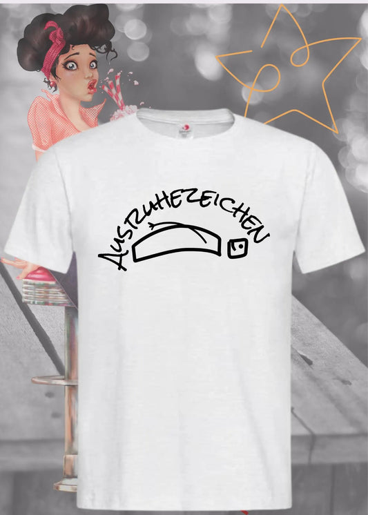😴 Unisex T-Shirt 'Ausruhezeichen' - Entspannungs Shirt 🛌