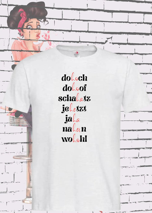 🎅 Unisex T-Shirt 'Ho Ho Ha He Ha Hei Ho' - Weihnachtliches Lach-Statement 😂