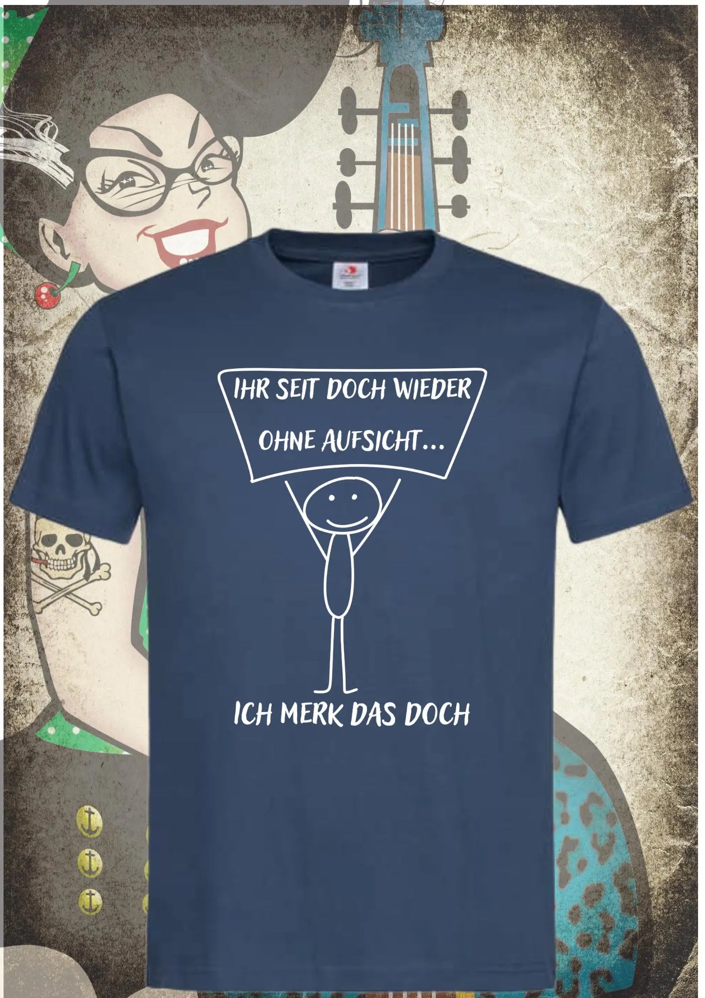 😂 Unisex T-Shirt 'Ihr seid doch wieder ohne Aufsicht' | Witziges Freizeit Shirt 🤣