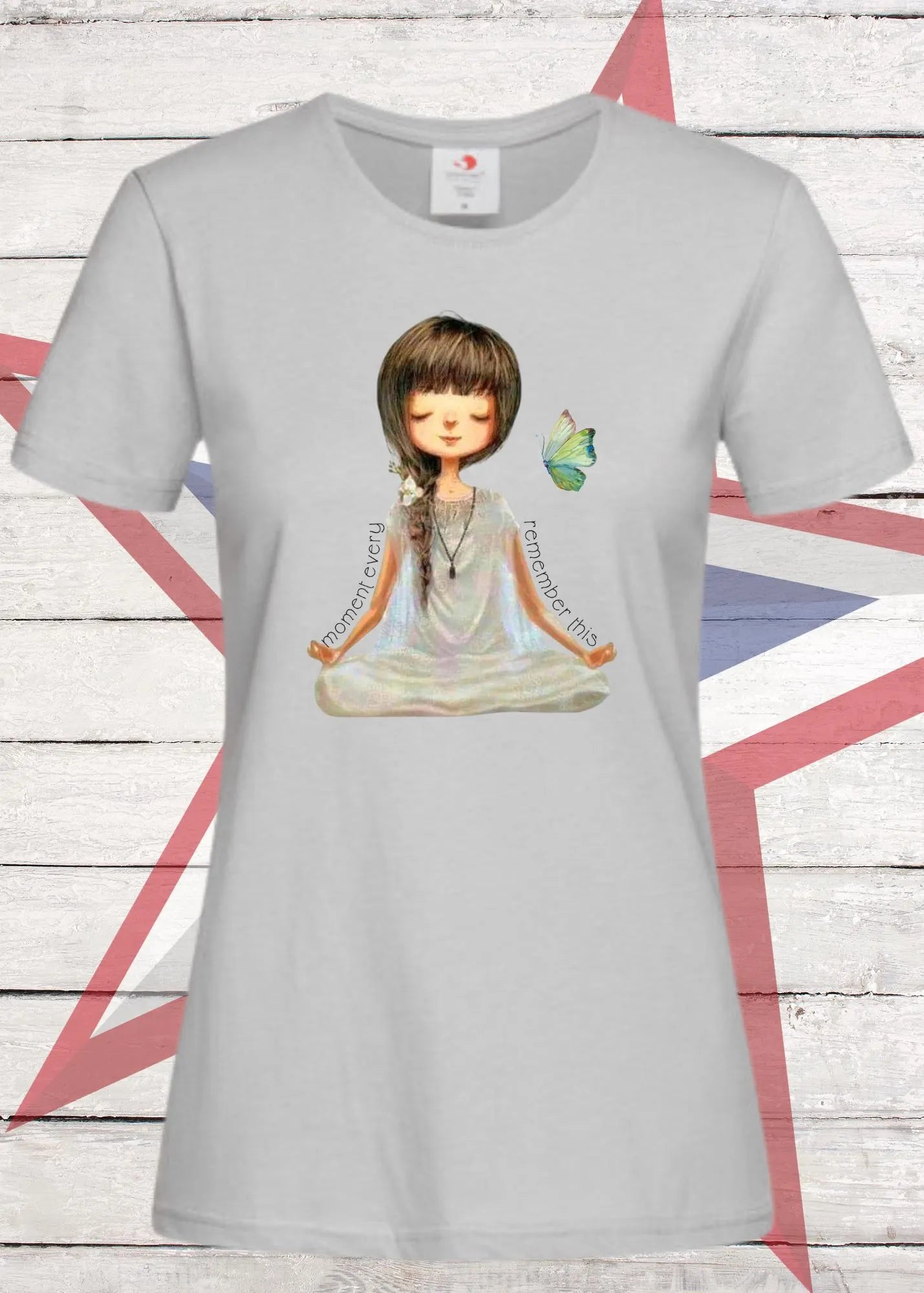 🧘‍♀️ Damen T-Shirt 'Remember This Every Moment' - Inspirierendes Yoga Shirt ✨
