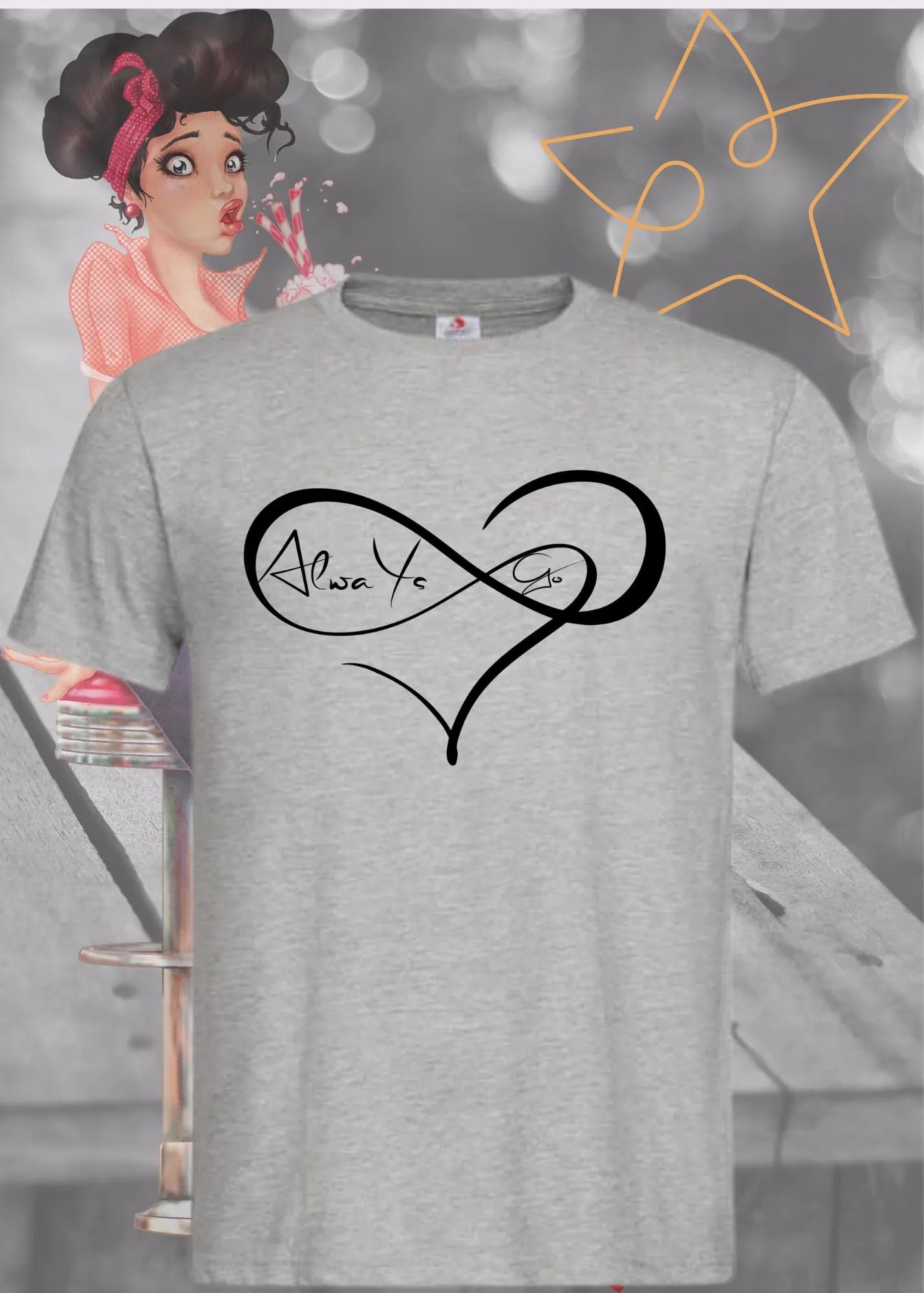 Always Go Unisex T-Shirt - Motivation & Durchhaltevermögen