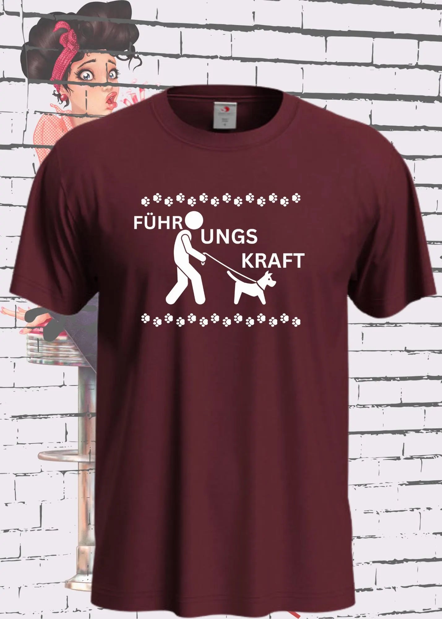 🐕 T-Shirt Führungskraft Hund - Witziges Geschenk Lustiger Spruch Freizeit Unisex