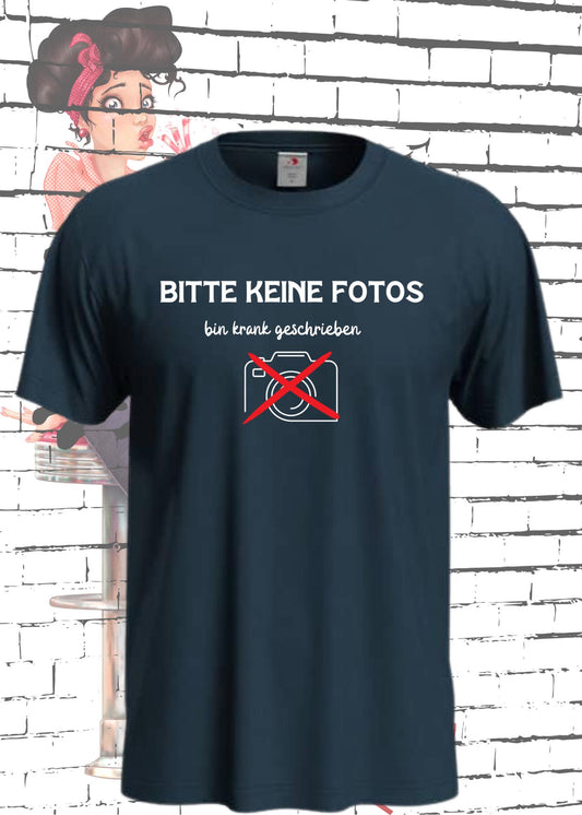 😷 Krankgeschrieben T-Shirt 🤒 Witziges Statement Shirt 😂 Lustiges Geschenk 🎁 Unisex 👕