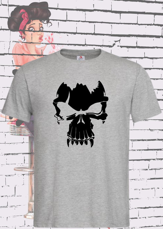 💀 T-Shirt Skull Totenkopf Vampir 🧛‍♂️ Gothic Geschenkidee 🎁 Geburtstag Unisex viele Farben 👕