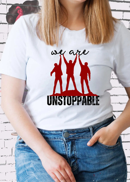 💪 T-Shirt 'We are unstoppable' 🚀 - Motivations Team-Shirt für Unaufhaltsame 🔥