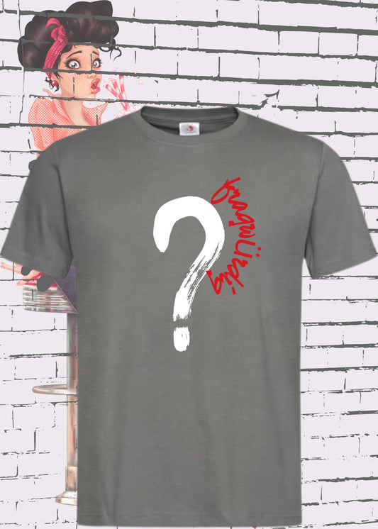 🤨 Unisex T-Shirt 'Fragwürdig' - Skeptiker Statement Shirt 🤔