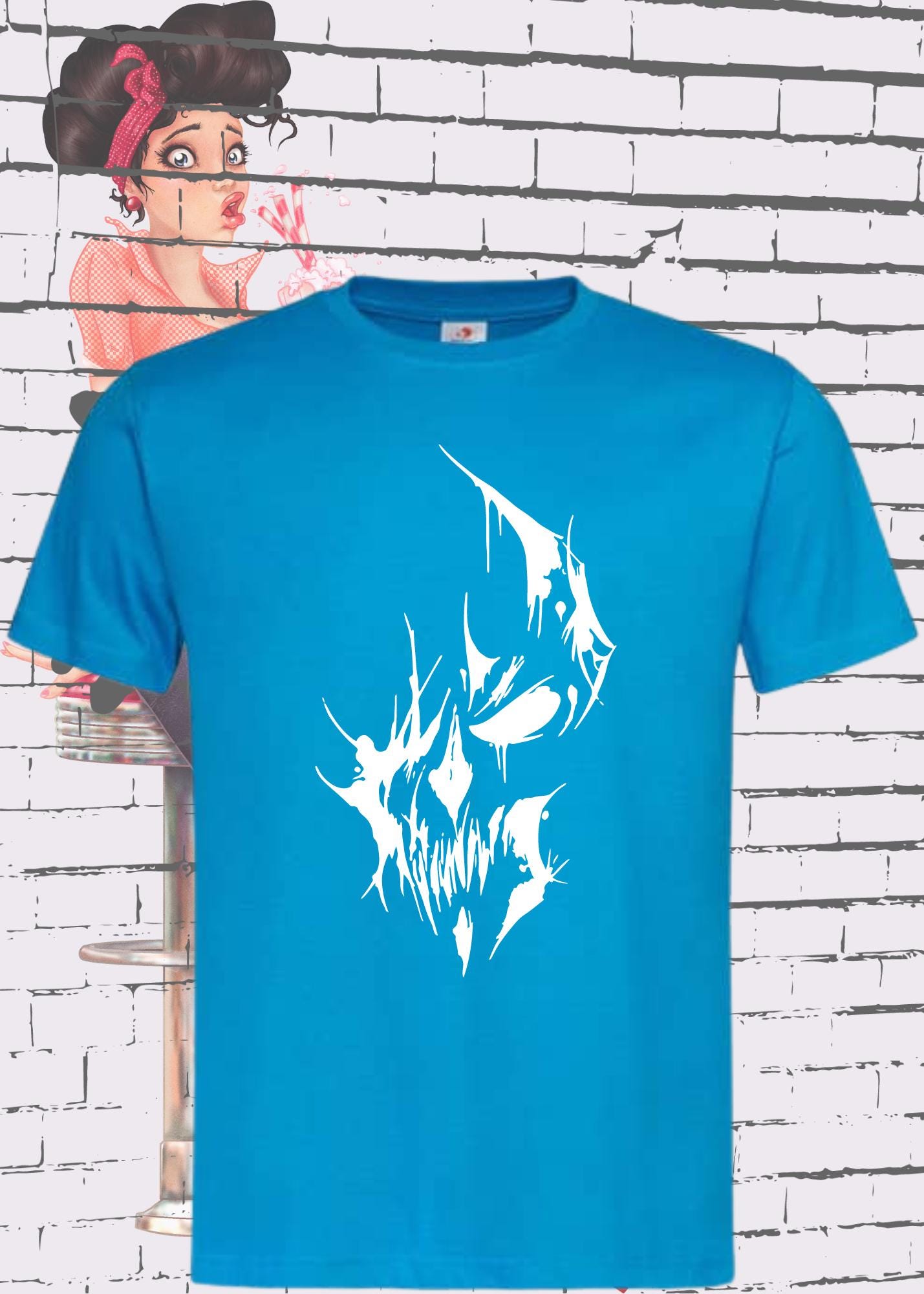 T-Shirt Skull Totenkopf Witziges T-Shirt mit Spruch Geschenkidee Unisex