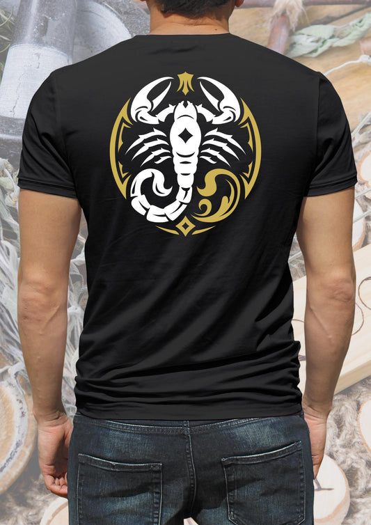 Skorpion Sternzeichen T-Shirt - Unisex Astrologie Shirt aus Bio-Baumwolle