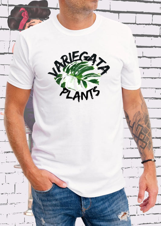 Monstera Variegata T-Shirt - Plant Lover Geschenk | Unisex Pflanzen Design