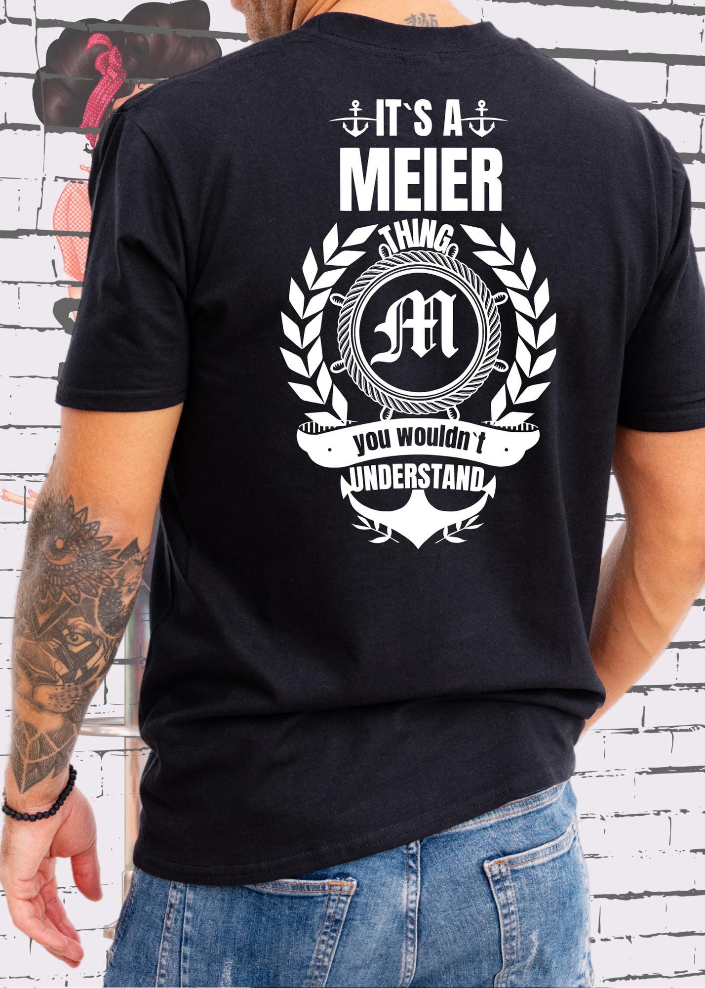 👨‍👩‍👧‍👦 It's a Family Thing - You Wouldn't Understand - Personalisierbar Unisex T-Shirt