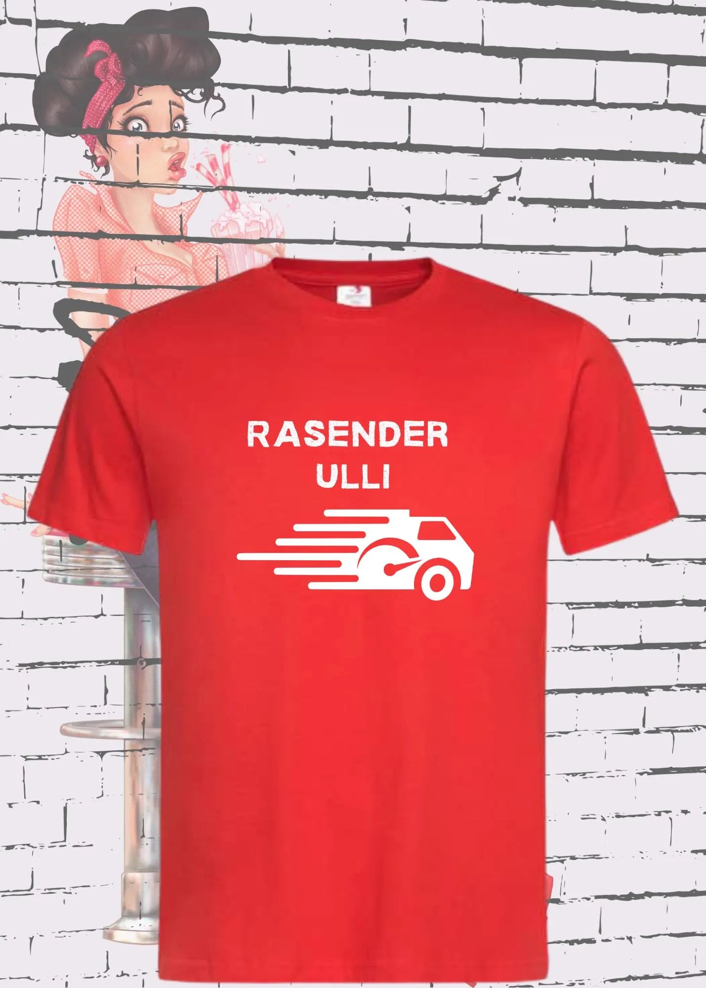 📦 Rasender [Wunschname] - Personalisiertes T-Shirt für Paketdienstleister! 🚚✨