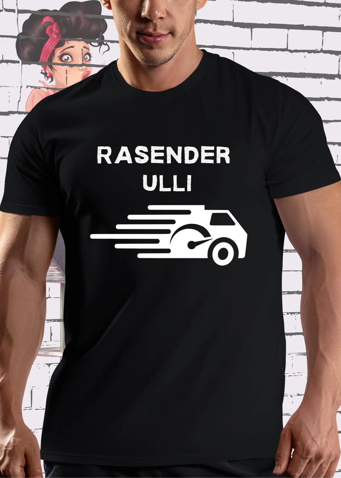 📦 Rasender [Wunschname] - Personalisiertes T-Shirt für Paketdienstleister! 🚚✨