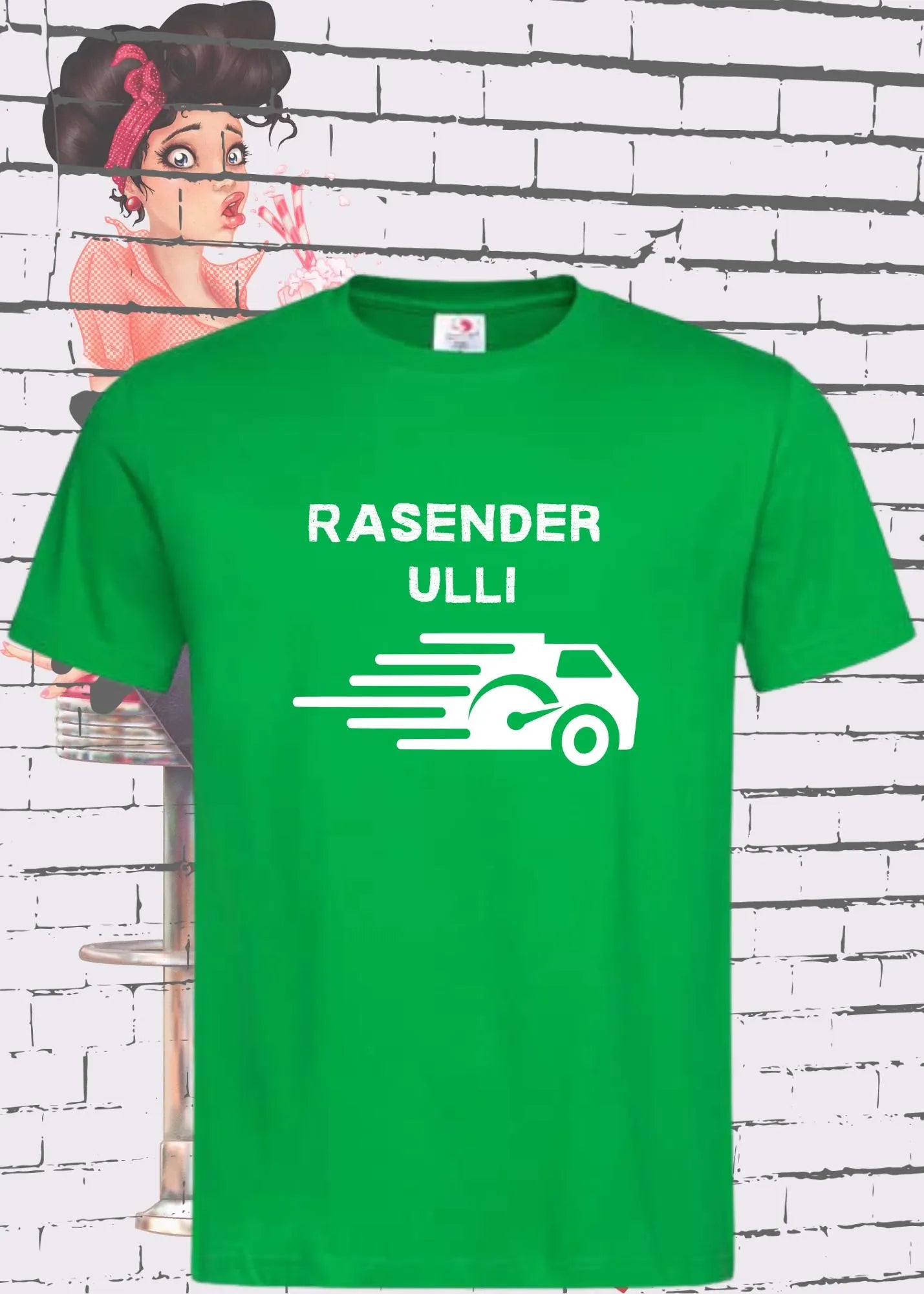 📦 Rasender [Wunschname] - Personalisiertes T-Shirt für Paketdienstleister! 🚚✨