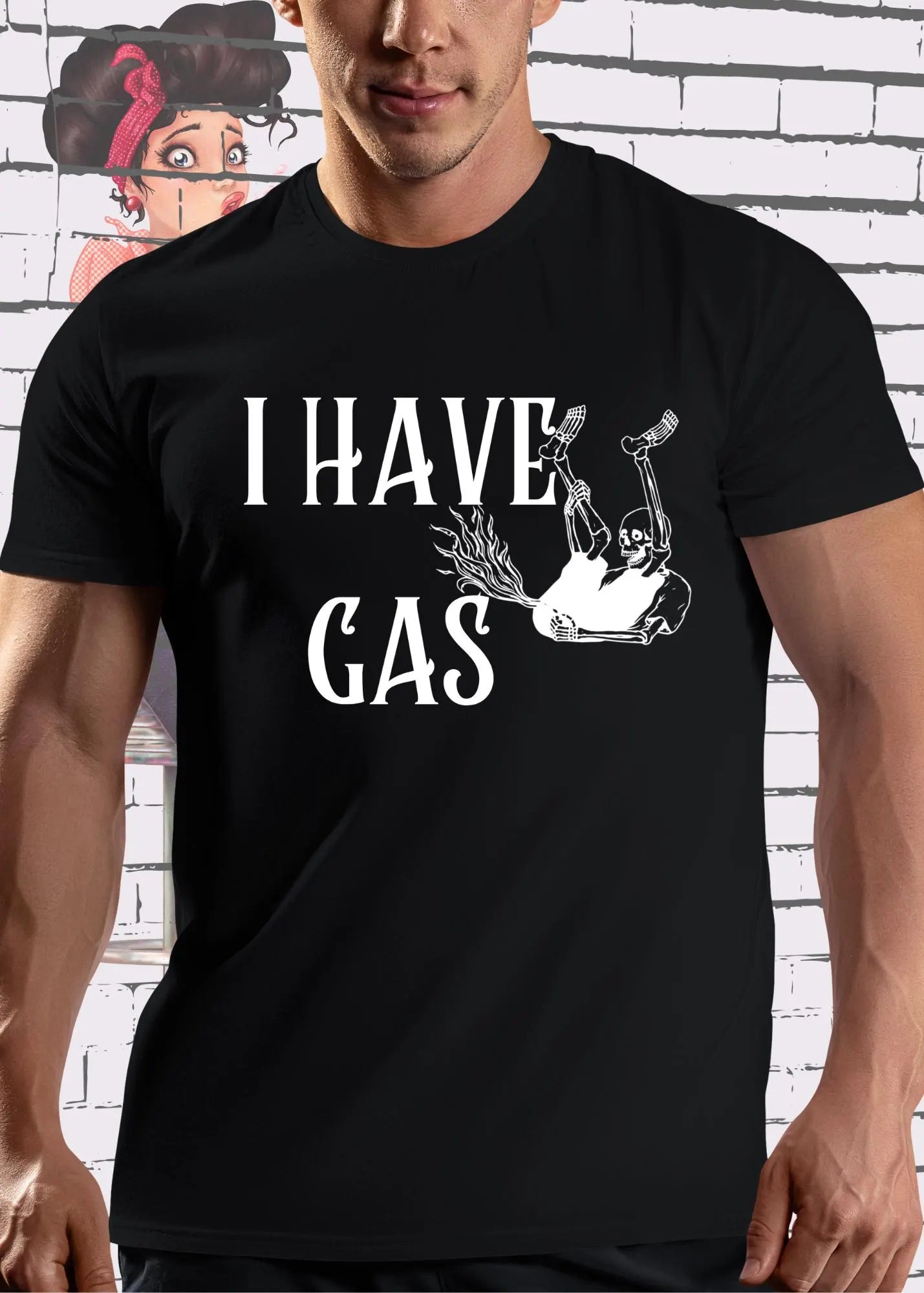 💨 T-Shirt 'I Have Gas' 😏 - Sarkastisches Pupsen-Shirt für Ehrliche 🎁