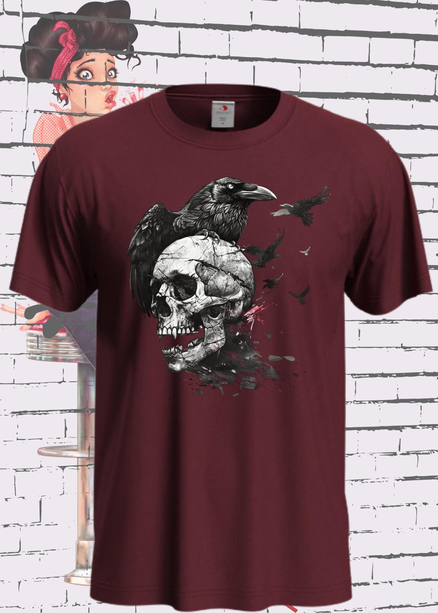 T-Shirt Skull Tee Dead Cool 2.0 Witziges T-Shirt mit Totenkopf Geschenkidee Unisex