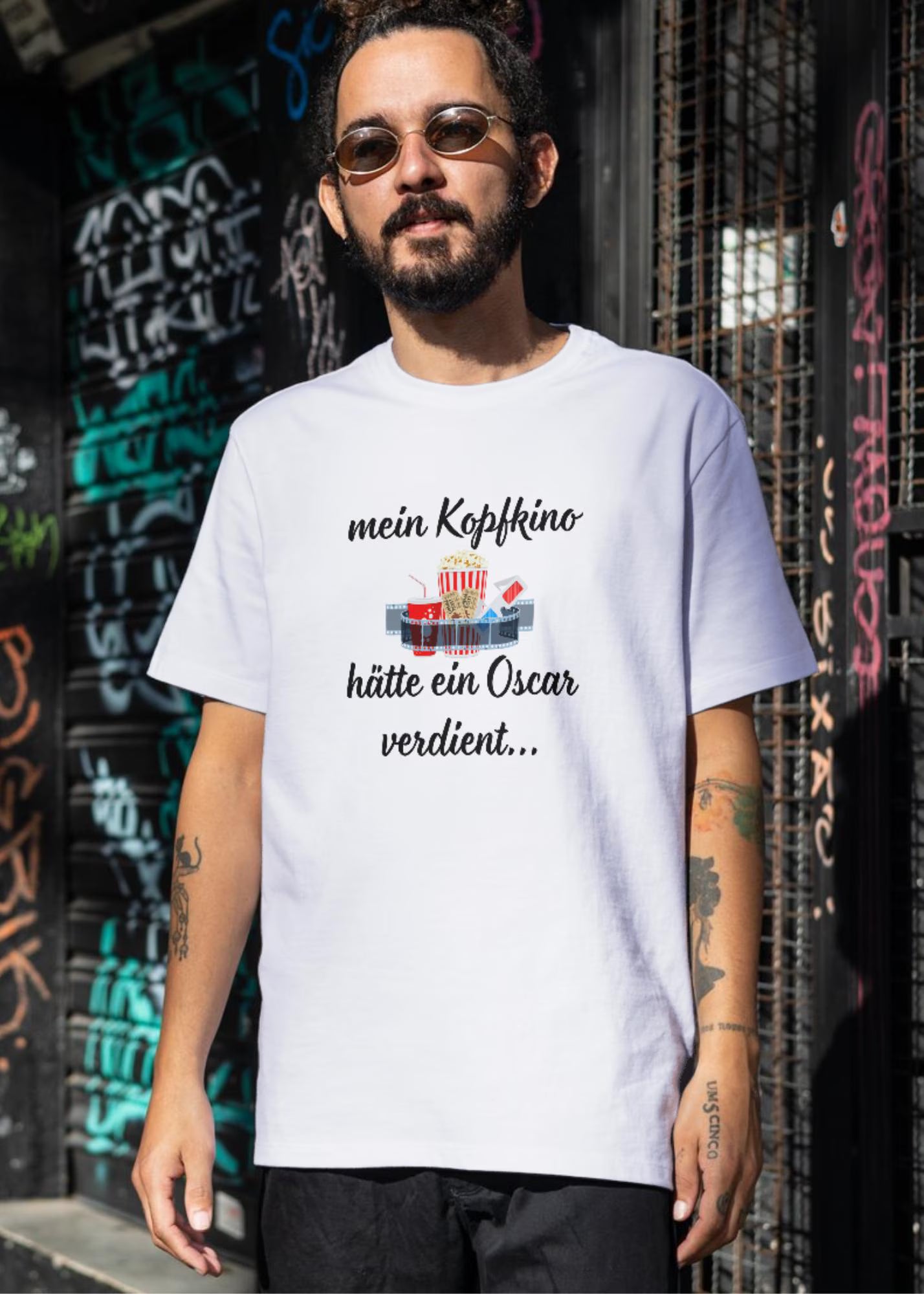 T-Shirt Mein Kopfkino hätte einen Oskar verdient Geschenkidee T-Shirt Geschenkidee Geburtstag Unisex T-Shirt