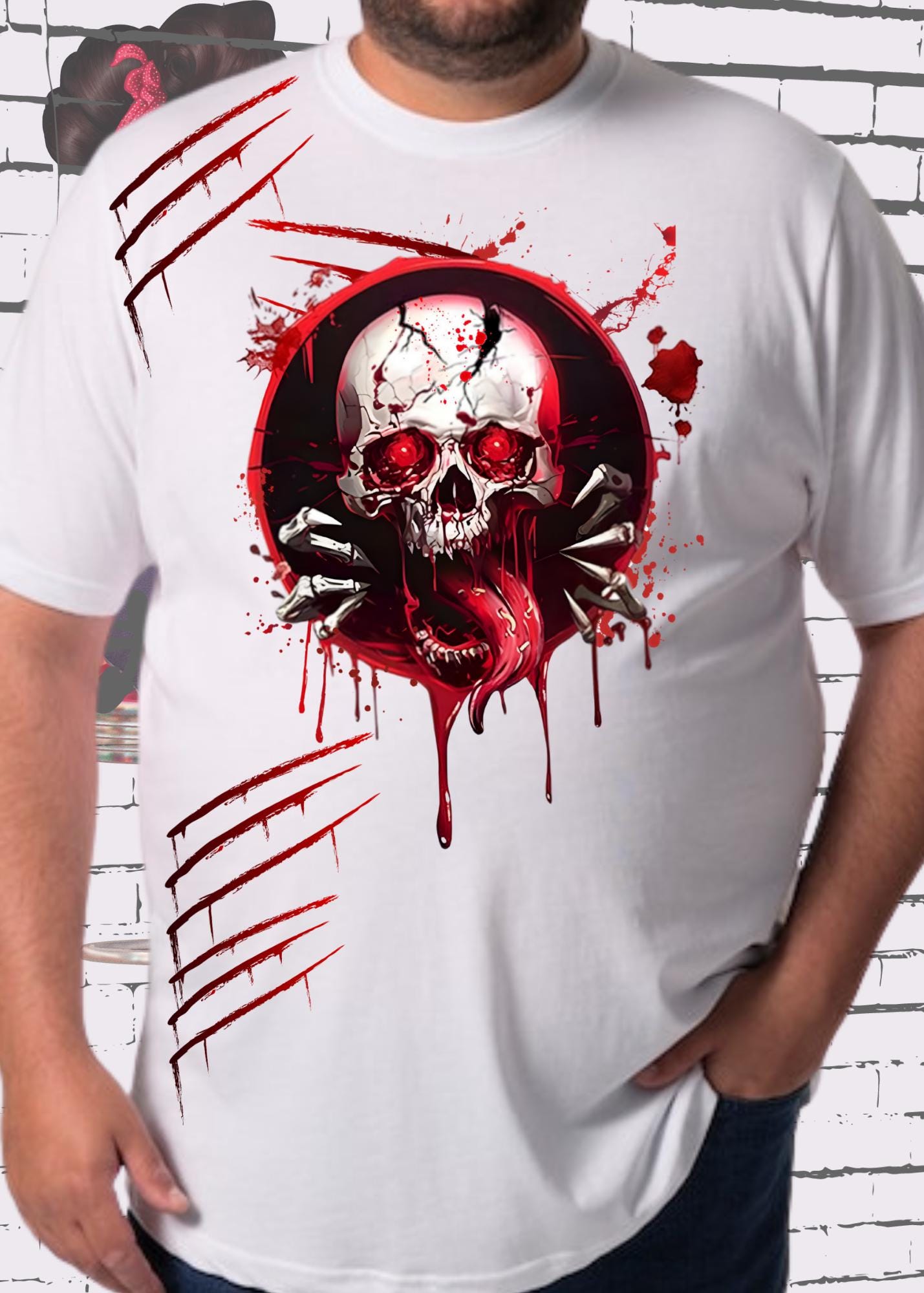 T-Shirt Skull Tee Dead Cool Witziges T-Shirt mit Totenkopf Geschenkidee Unisex