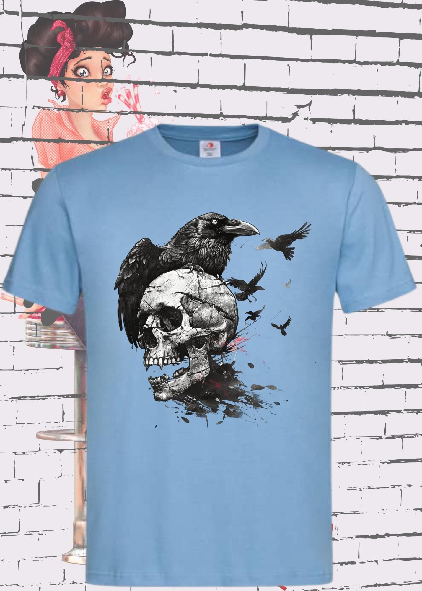 T-Shirt Skull Tee Dead Cool 2.0 Witziges T-Shirt mit Totenkopf Geschenkidee Unisex