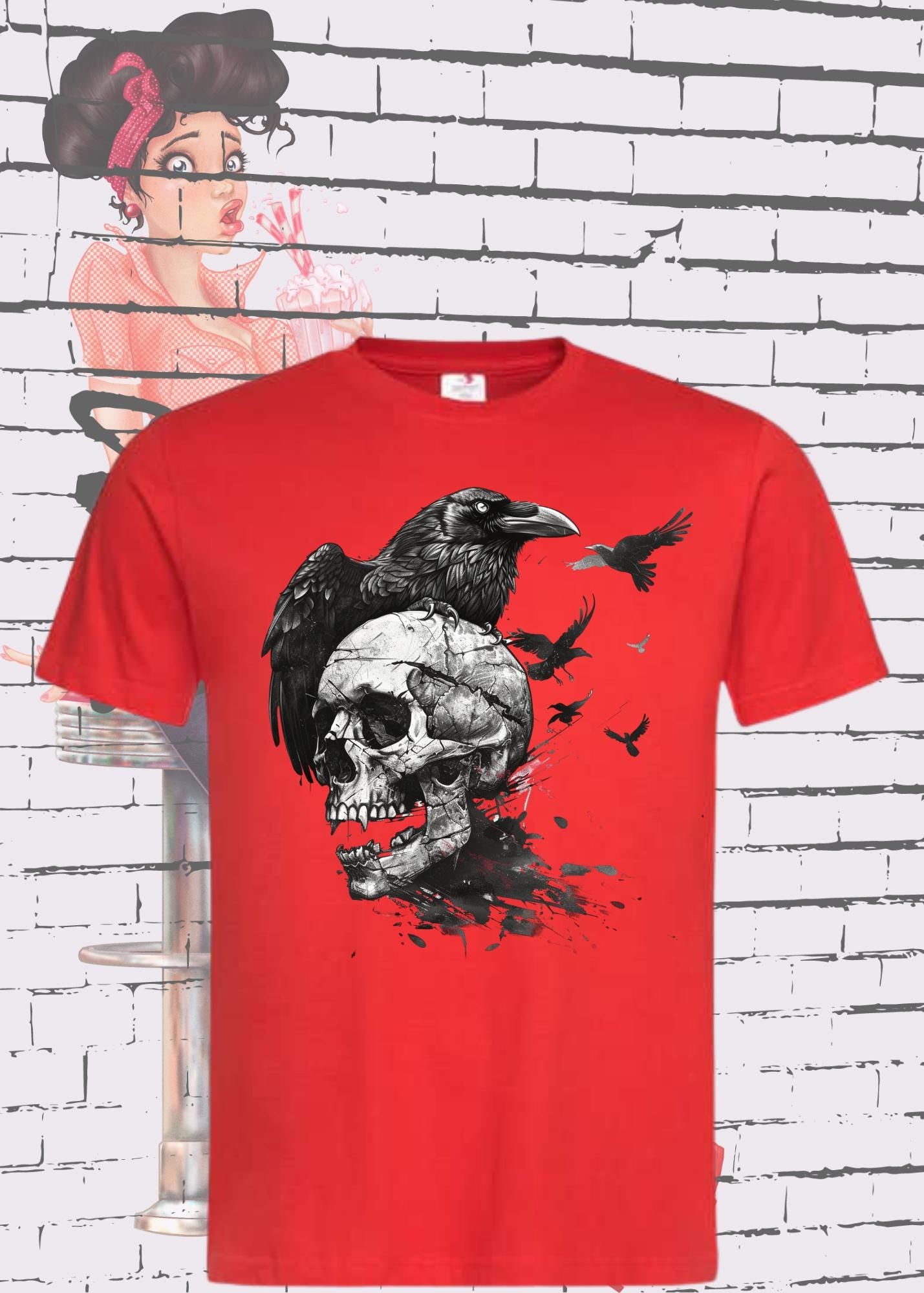 T-Shirt Skull Tee Dead Cool 2.0 Witziges T-Shirt mit Totenkopf Geschenkidee Unisex