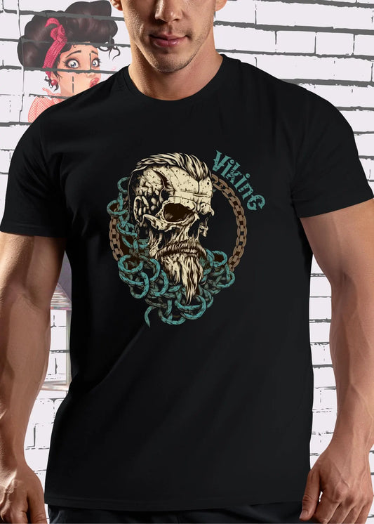 ⚔️🛡️ Viking T-Shirt 'Wikinger Krieger' 🔥 Geschenkidee für Männer Kollegen Väter Schwarz