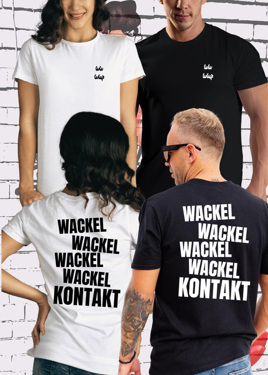 Wackelkontakt Shirt – „Wackel Wackel Kontakt“ Lustiges Technik T-Shirt