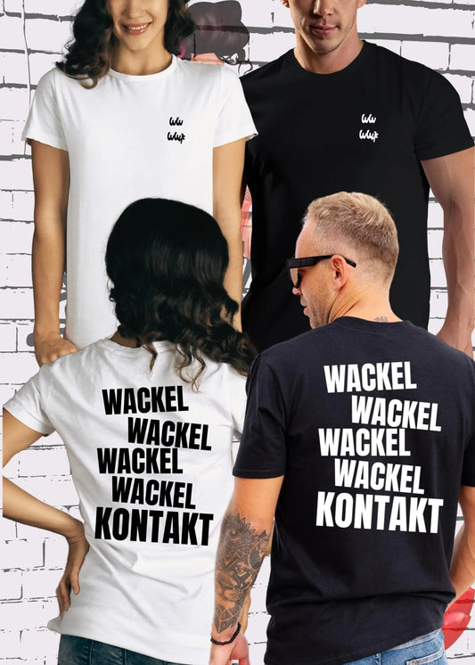 ⚡ Wackelkontakt T-Shirt - Wackel Wackel Wackel Kontakt Spruch Shirt 🔧