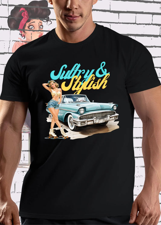 ✨ Sultry & Stylish - Vintage Look T-Shirt Unisex 🌟
