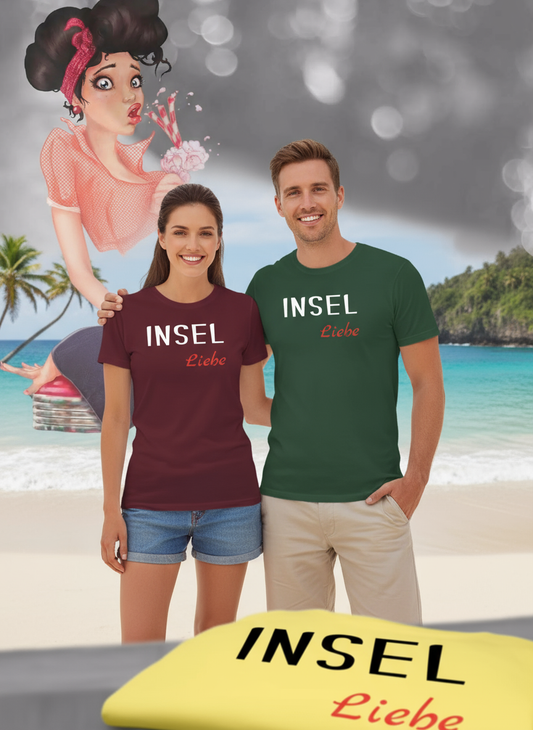 Insel Liebe T-Shirt Lifestyle Produktfoto