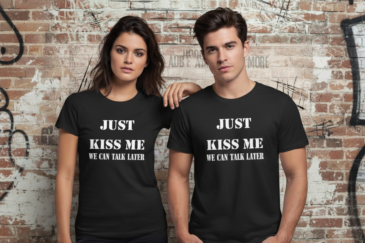 Just Kiss Me Black – Couple Rock Style