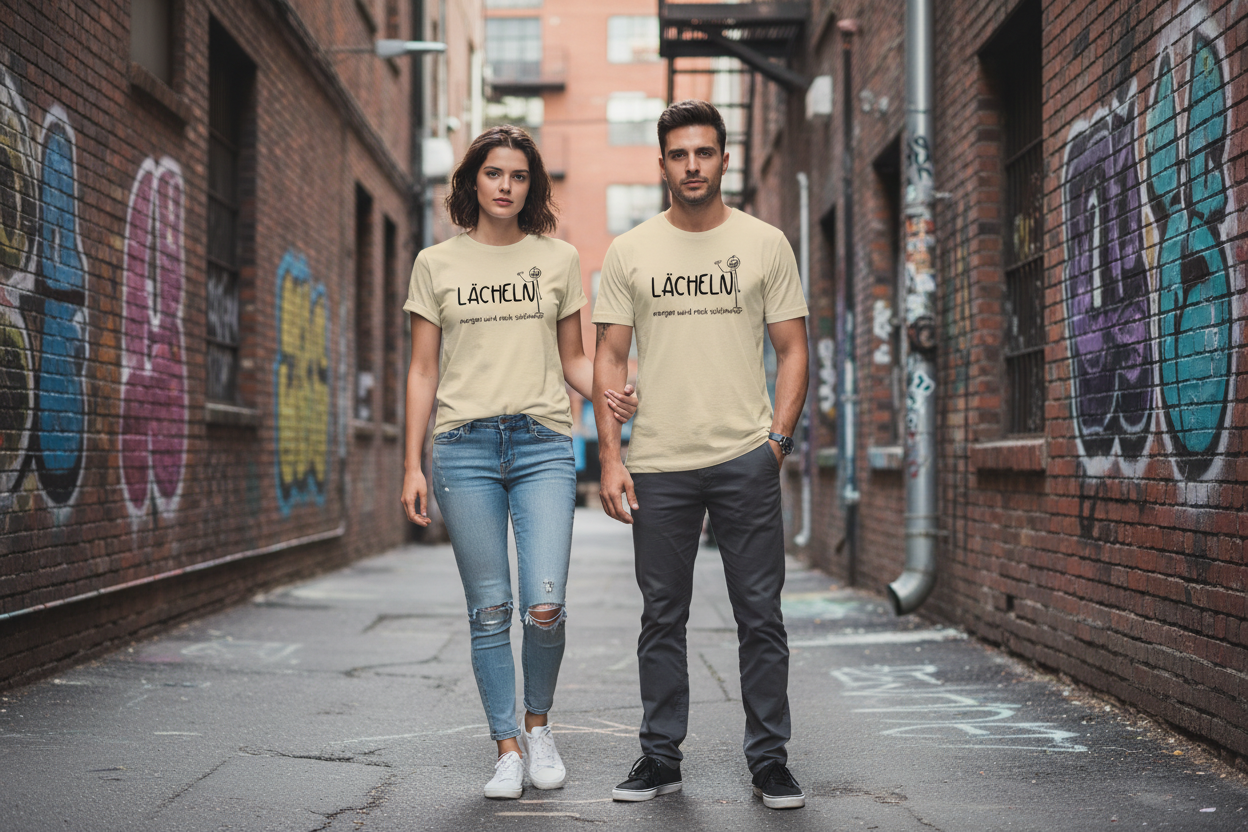 LÄCHELN T-Shirt Urban Produktfoto