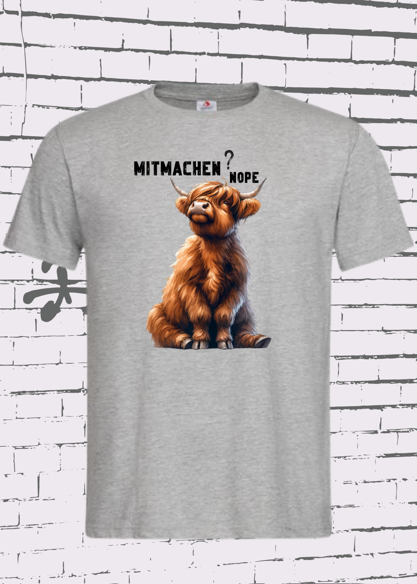 🐄 Highland Kuh Unisex T-Shirt mitmachen? nope 😴🙅‍♀️
