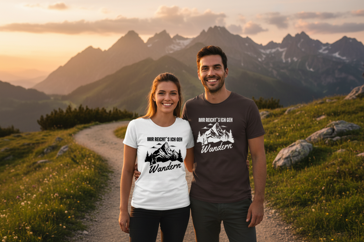 Lifestyle Foto - Mir reicht's ich geh Wandern T-Shirts