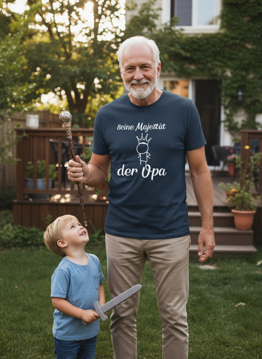 Opa mit Enkel - Seine Majestät